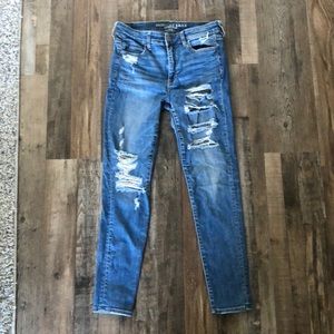Ripped American eagle jeans